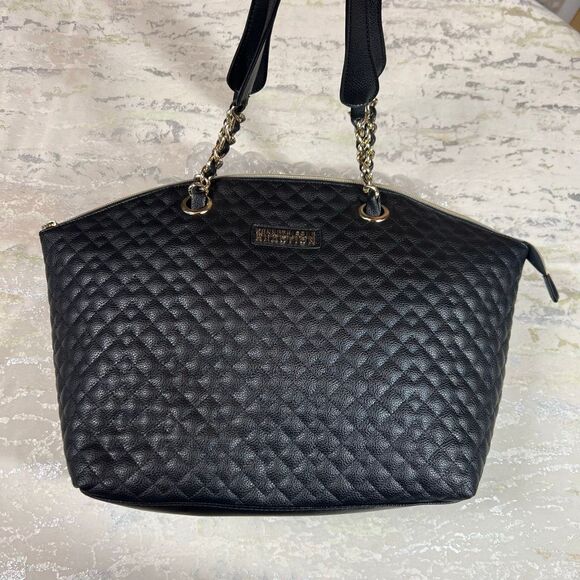 Kenneth Cole Reaction Faux Leather Quilted Tote bag - Picture 12 of 12